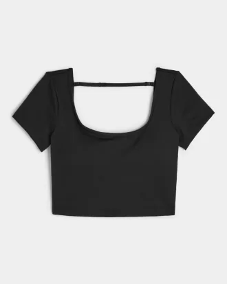 Gilly Hicks Active Recharge Open-Back Tee,Gilly Hicks Active Recharge Open-Back Tee