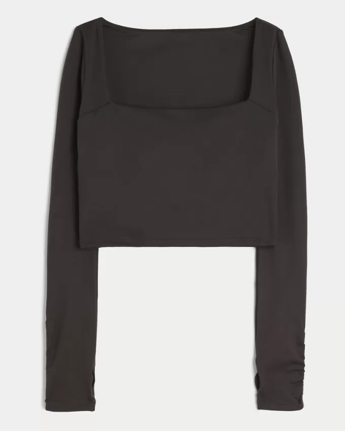 Gilly Hicks Active Recharge Square-Neck Top,Gilly Hicks Active Recharge Square-Neck Top