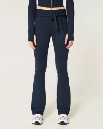 Gilly Hicks Active Recharge Tie-Waist Boot Pants,Gilly Hicks Active Recharge Tie-Waist Boot Pants