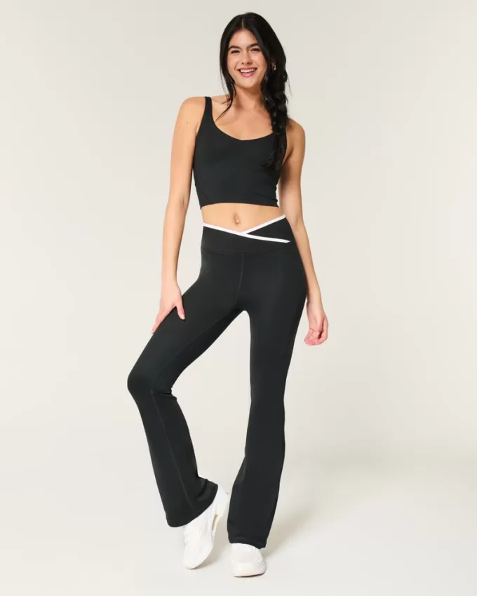 Gilly Hicks Active Recharge Tipped Flare Pants,Gilly Hicks Active Recharge Tipped Flare Pants