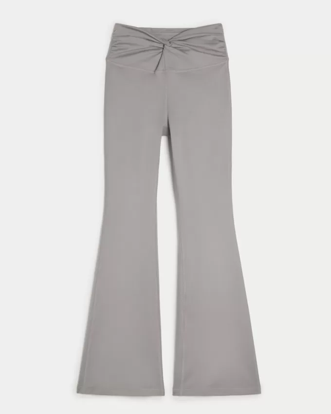 Gilly Hicks Active Recharge Twist-Front Flare Leggings,Gilly Hicks Active Recharge Twist-Front Flare Leggings
