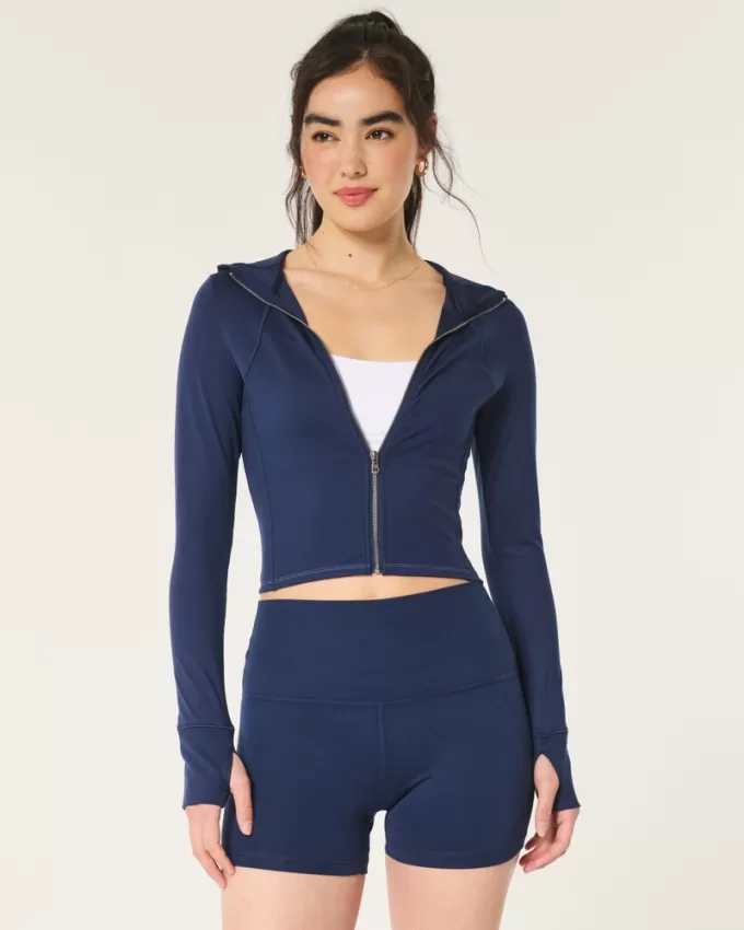 Gilly Hicks Active Recharge Zip-Up Hoodie,Gilly Hicks Active Recharge Zip-Up Hoodie