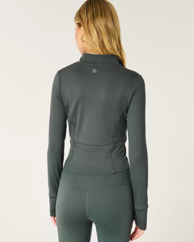 Gilly Hicks Active Recharge Zip-Up Jacket,Gilly Hicks Active Recharge Zip-Up Jacket