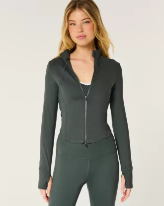 Gilly Hicks Active Recharge Zip-Up Jacket,Gilly Hicks Active Recharge Zip-Up Jacket