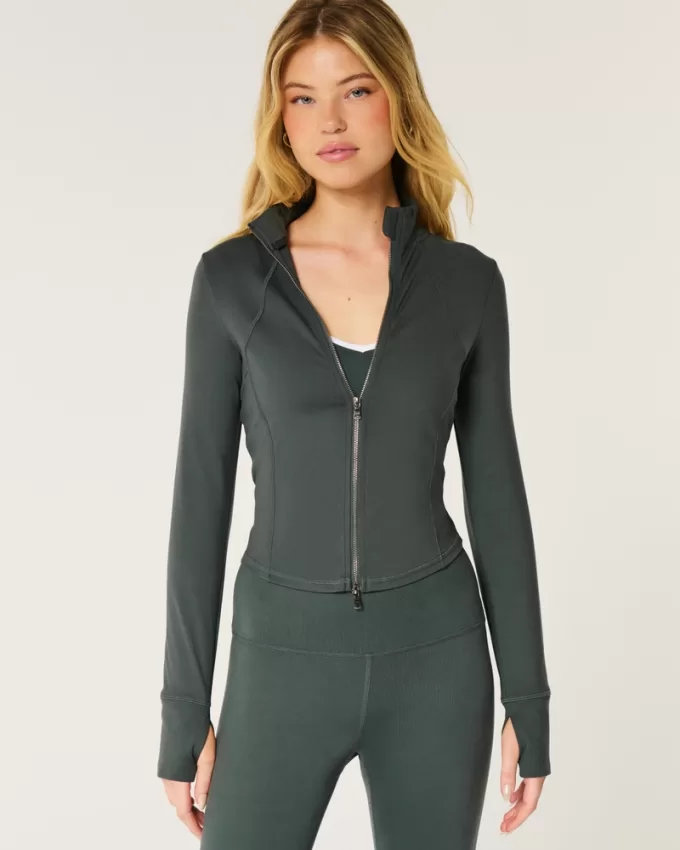 Gilly Hicks Active Recharge Zip-Up Jacket,Gilly Hicks Active Recharge Zip-Up Jacket