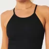 Gilly Hicks Active Ribbed Seamless Fabric High-Neck Tank,Gilly Hicks Active Ribbed Seamless Fabric High-Neck Tank