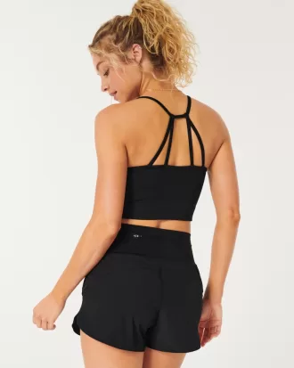 Gilly Hicks Active Ribbed Seamless Fabric High-Neck Tank,Gilly Hicks Active Ribbed Seamless Fabric High-Neck Tank