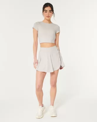 Gilly Hicks Active Tie Flutter Skortie,Gilly Hicks Active Tie Flutter Skortie