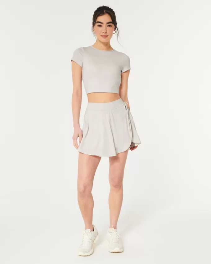 Gilly Hicks Active Tie Flutter Skortie,Gilly Hicks Active Tie Flutter Skortie