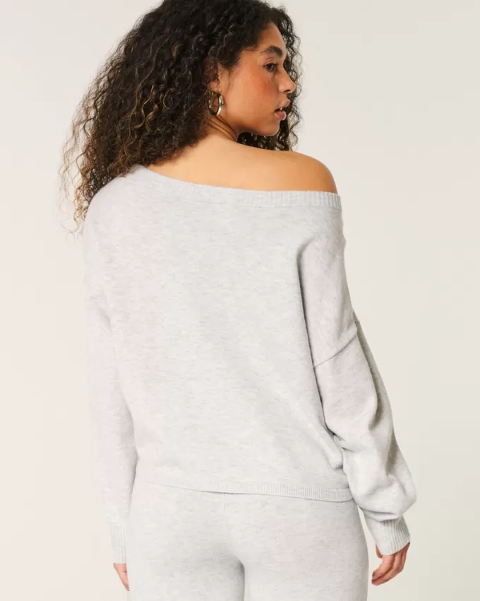 Gilly Hicks Cozy Off-the-Shoulder Sweater,Gilly Hicks Cozy Off-the-Shoulder Sweater