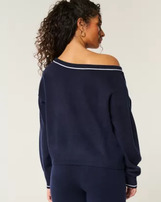 Gilly Hicks Cozy Off-the-Shoulder Sweater,Gilly Hicks Cozy Off-the-Shoulder Sweater