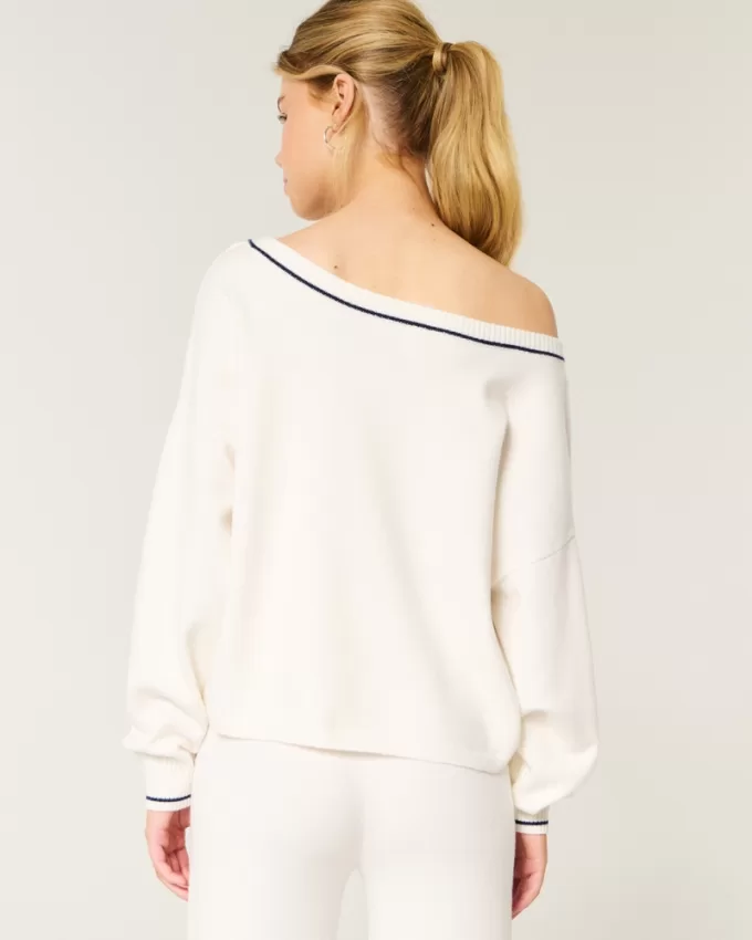 Gilly Hicks Cozy Off-the-Shoulder Sweater,Gilly Hicks Cozy Off-the-Shoulder Sweater