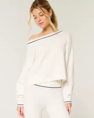 Gilly Hicks Cozy Off-the-Shoulder Sweater,Gilly Hicks Cozy Off-the-Shoulder Sweater