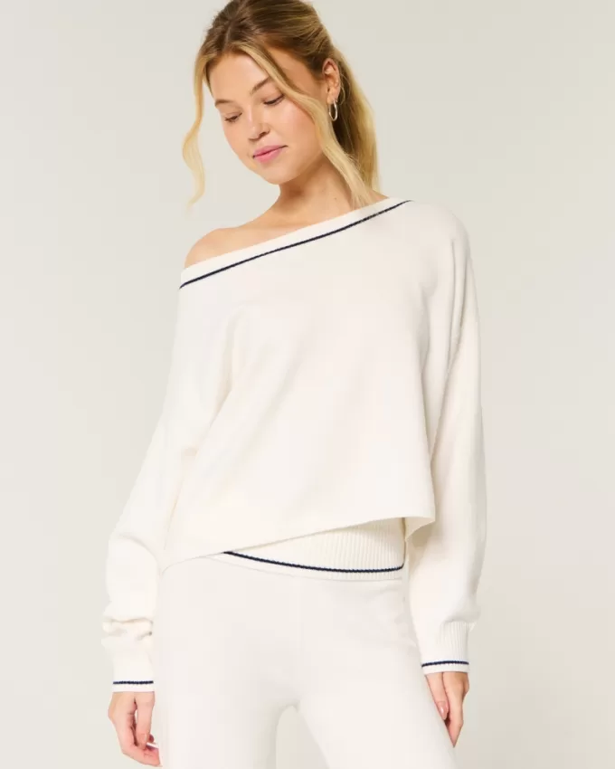 Gilly Hicks Cozy Off-the-Shoulder Sweater,Gilly Hicks Cozy Off-the-Shoulder Sweater