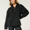 Gilly Hicks Cozy Quarter-Zip Sweatshirt,Gilly Hicks Cozy Quarter-Zip Sweatshirt