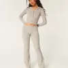 Gilly Hicks Cozy Sweater-Knit Foldover Waist Boot Pants,Gilly Hicks Cozy Sweater-Knit Foldover Waist Boot Pants