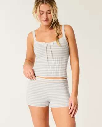 Gilly Hicks Cozy Sweater-Knit Shorts,Gilly Hicks Cozy Sweater-Knit Shorts