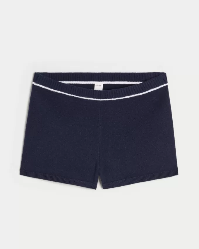 Gilly Hicks Cozy Sweater-Knit Shorts,Gilly Hicks Cozy Sweater-Knit Shorts