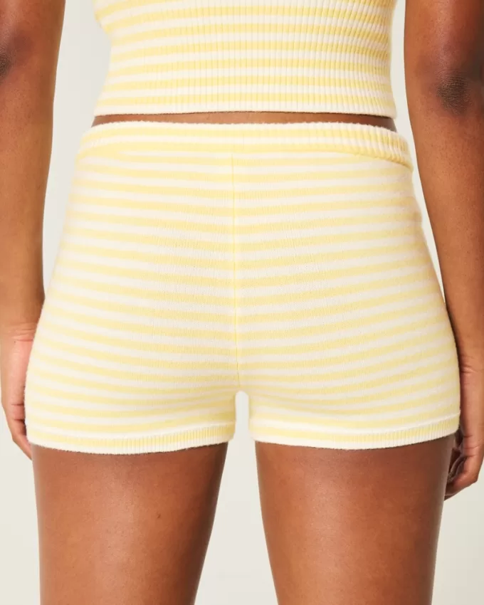 Gilly Hicks Cozy Sweater-Knit Shorts,Gilly Hicks Cozy Sweater-Knit Shorts