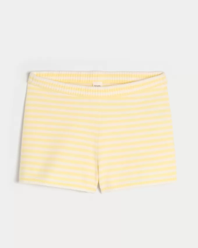 Gilly Hicks Cozy Sweater-Knit Shorts,Gilly Hicks Cozy Sweater-Knit Shorts