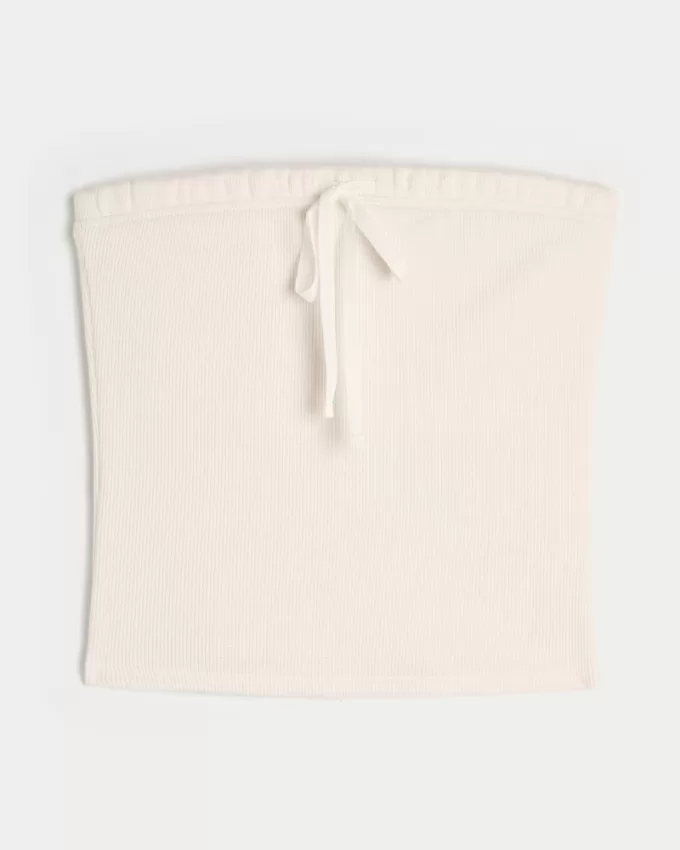 Gilly Hicks Cozy Waffle Bandeau Top,Gilly Hicks Cozy Waffle Bandeau Top