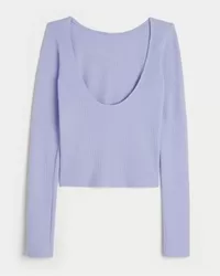 Gilly Hicks Cozy Waffle Boat-Neck Top,Gilly Hicks Cozy Waffle Boat-Neck Top