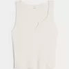 Gilly Hicks Cozy Waffle Notch-Neck Tank,Gilly Hicks Cozy Waffle Notch-Neck Tank
