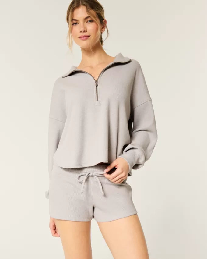 Gilly Hicks Cozy Waffle Shorts,Gilly Hicks Cozy Waffle Shorts