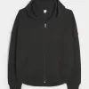 Gilly Hicks Oversized Waffle Zip-Up Hoodie,Gilly Hicks Oversized Waffle Zip-Up Hoodie