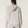 Gilly Hicks Oversized Waffle Zip-Up Hoodie,Gilly Hicks Oversized Waffle Zip-Up Hoodie