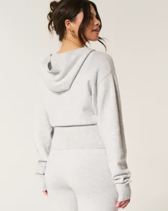 Gilly Hicks Slouchy Hooded Cardigan,Gilly Hicks Slouchy Hooded Cardigan