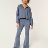 Gilly Hicks Sweater-Knit Foldover Waist Flare Pants,Gilly Hicks Sweater-Knit Foldover Waist Flare Pants