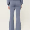 Gilly Hicks Sweater-Knit Foldover Waist Flare Pants,Gilly Hicks Sweater-Knit Foldover Waist Flare Pants