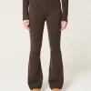 Gilly Hicks Sweater-Knit Foldover Waist Flare Pants,Gilly Hicks Sweater-Knit Foldover Waist Flare Pants