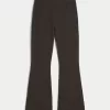 Gilly Hicks Sweater-Knit Foldover Waist Flare Pants,Gilly Hicks Sweater-Knit Foldover Waist Flare Pants