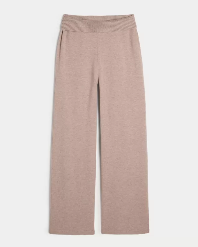 Gilly Hicks Sweater-Knit Foldover Waist Straight Pants,Gilly Hicks Sweater-Knit Foldover Waist Straight Pants Gilly Hicks Sweater-Knit Foldover Waist Straight Pants,Gilly Hicks Sweater-Knit Foldover Waist Straight Pants