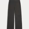 Gilly Hicks Sweater-Knit Foldover Waist Straight Pants,Gilly Hicks Sweater-Knit Foldover Waist Straight Pants