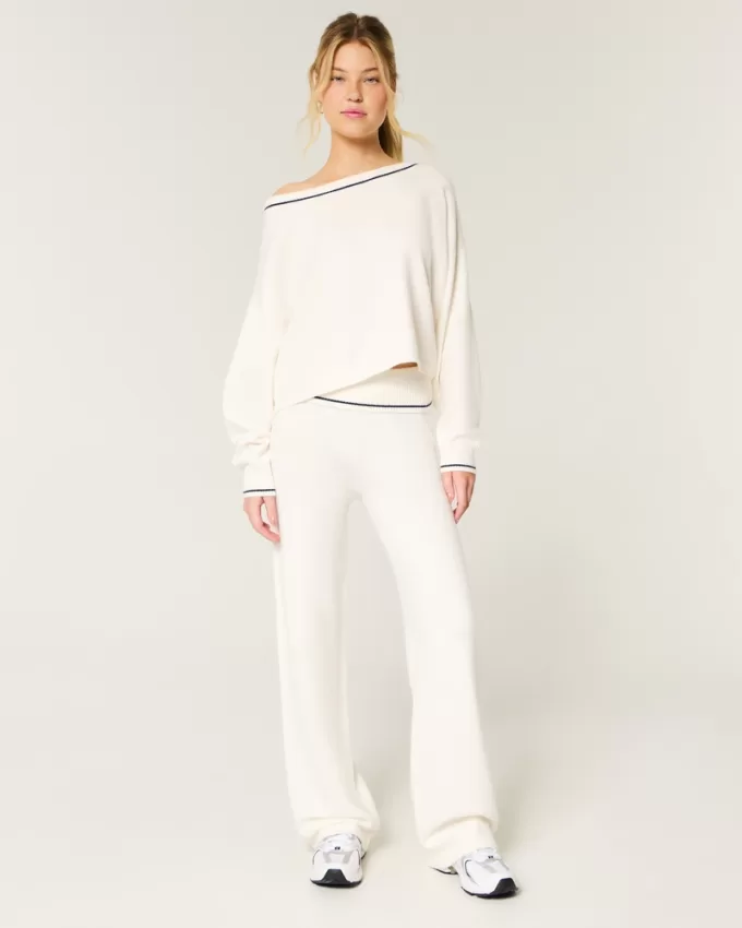 Gilly Hicks Sweater-Knit Foldover Waist Straight Pants,Gilly Hicks Sweater-Knit Foldover Waist Straight Pants Gilly Hicks Sweater-Knit Foldover Waist Straight Pants,Gilly Hicks Sweater-Knit Foldover Waist Straight Pants
