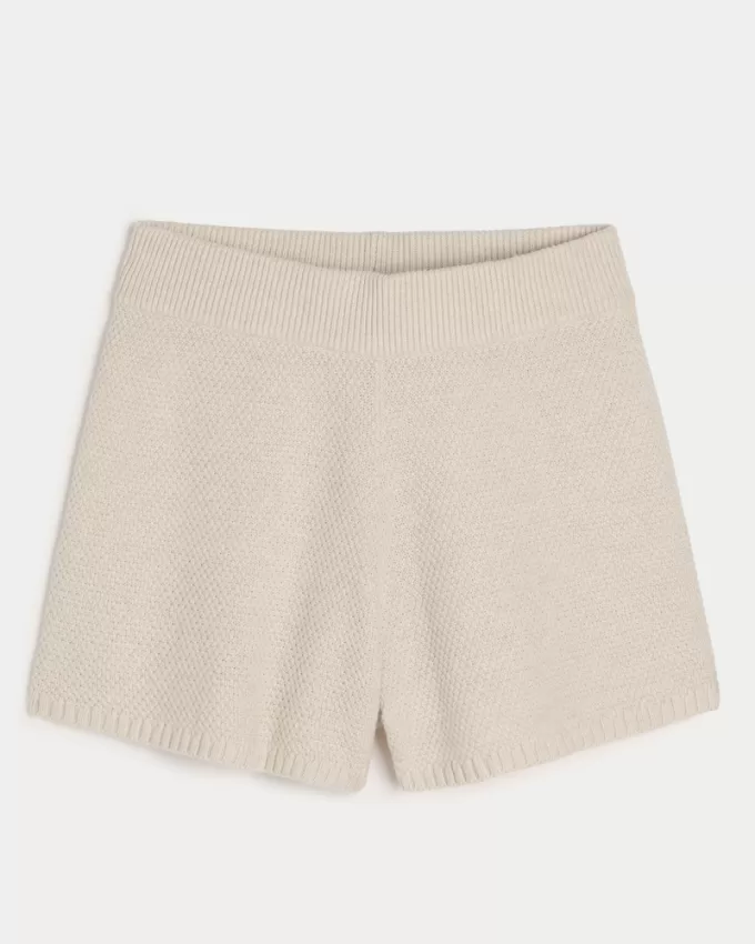 Gilly Hicks Sweater-Knit Shorts,Gilly Hicks Sweater-Knit Shorts