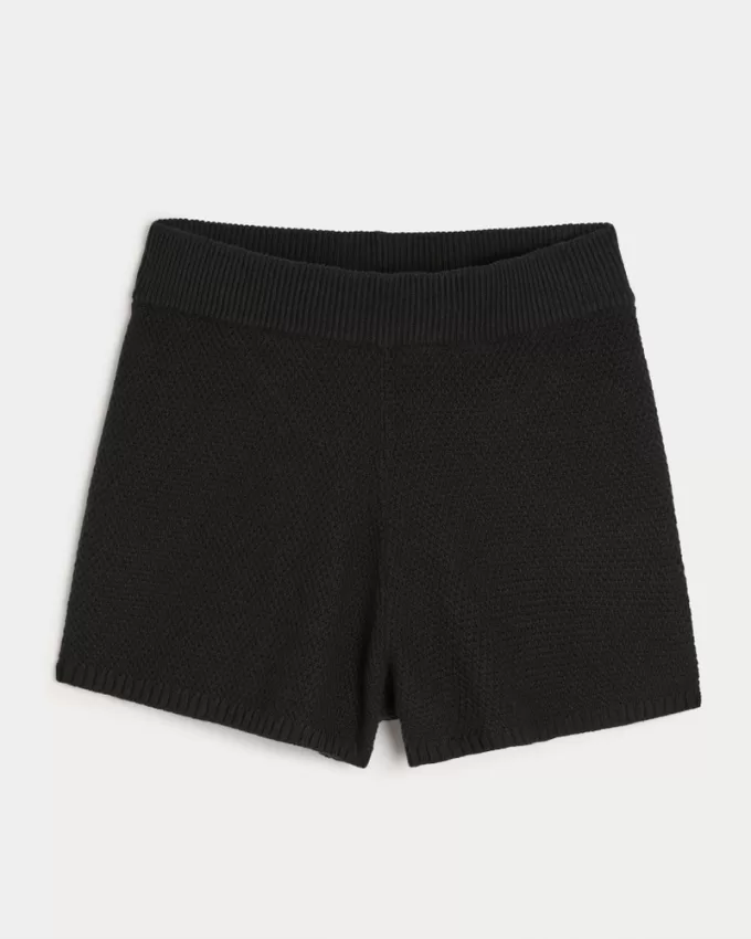 Gilly Hicks Sweater-Knit Shorts,Gilly Hicks Sweater-Knit Shorts