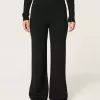 Gilly Hicks Sweater-Knit Straight Pants,Gilly Hicks Sweater-Knit Straight Pants