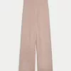 Gilly Hicks Sweater-Knit Straight Pants,Gilly Hicks Sweater-Knit Straight Pants