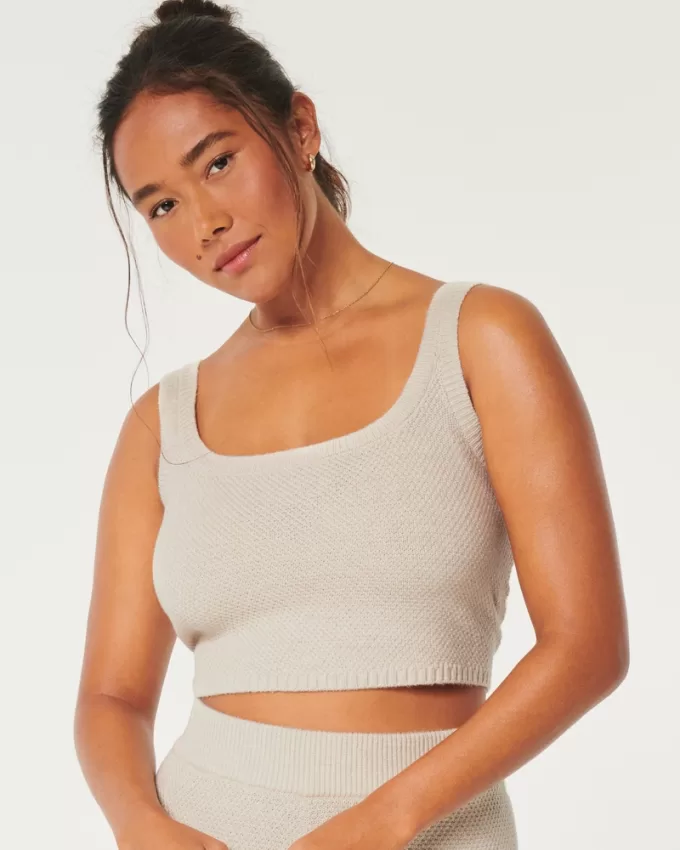 Gilly Hicks Sweater-Knit Tank,Gilly Hicks Sweater-Knit Tank