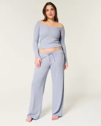 Gilly Hicks Waffle Straight Pants,Gilly Hicks Waffle Straight Pants