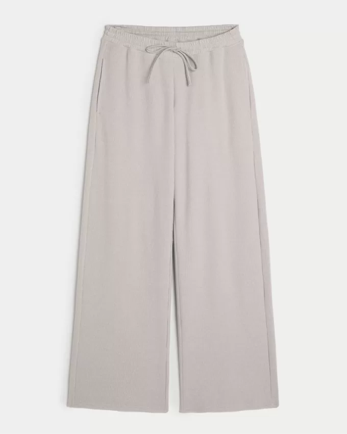 Gilly Hicks Waffle Straight Pants,Gilly Hicks Waffle Straight Pants