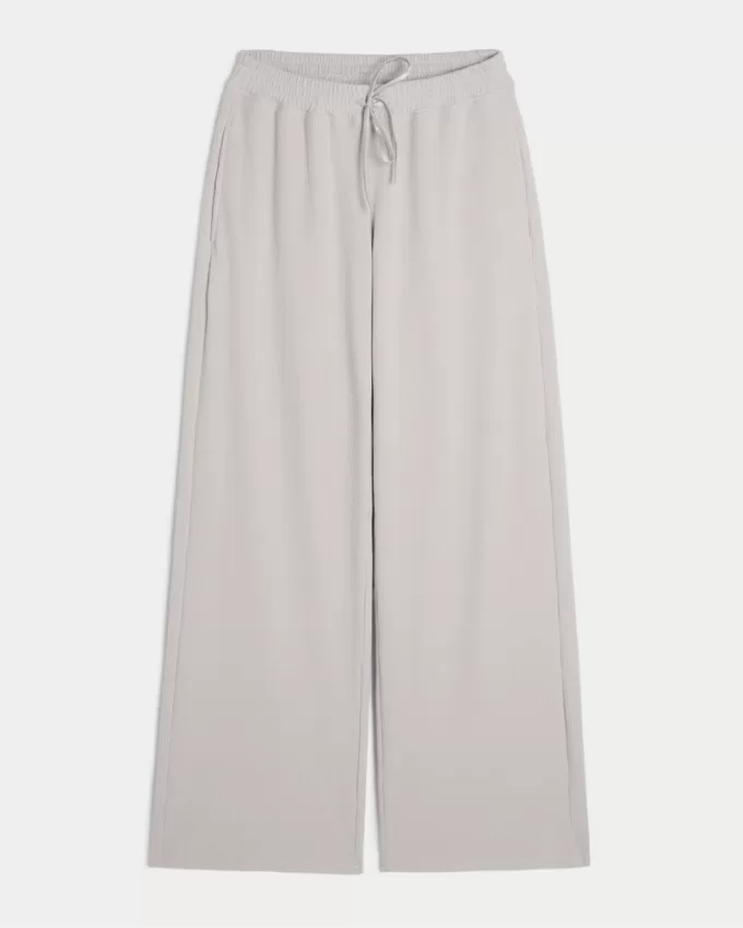 Gilly Hicks Waffle Straight Pants,Gilly Hicks Waffle Straight Pants