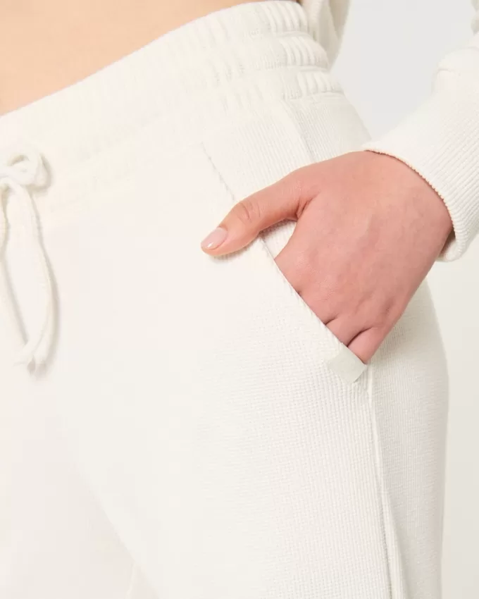 Gilly Hicks Waffle Wide-Leg Pants,Gilly Hicks Waffle Wide-Leg Pants