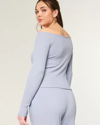 Gilly Hicks Wide V-Neck Top,Gilly Hicks Wide V-Neck Top