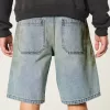 Greased Baggy Jean Shorts,Greased Baggy Jean Shorts