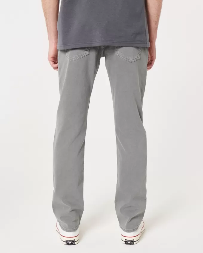 Grey Slim Straight Jeans,Grey Slim Straight Jeans